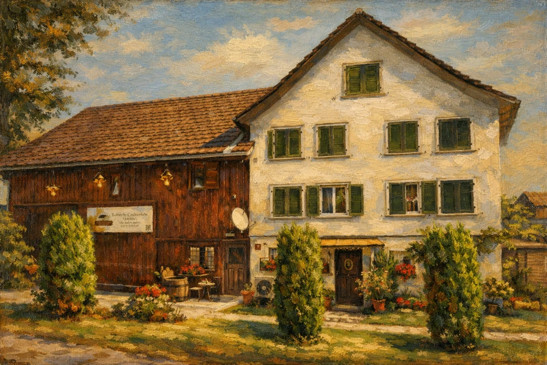 Aussenansicht_Kunst und Culinarium_Oelgemaelde