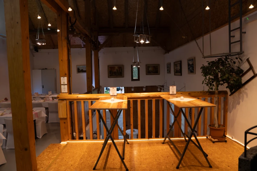 Galerie oben im Kunst und Culinarium Gaißau