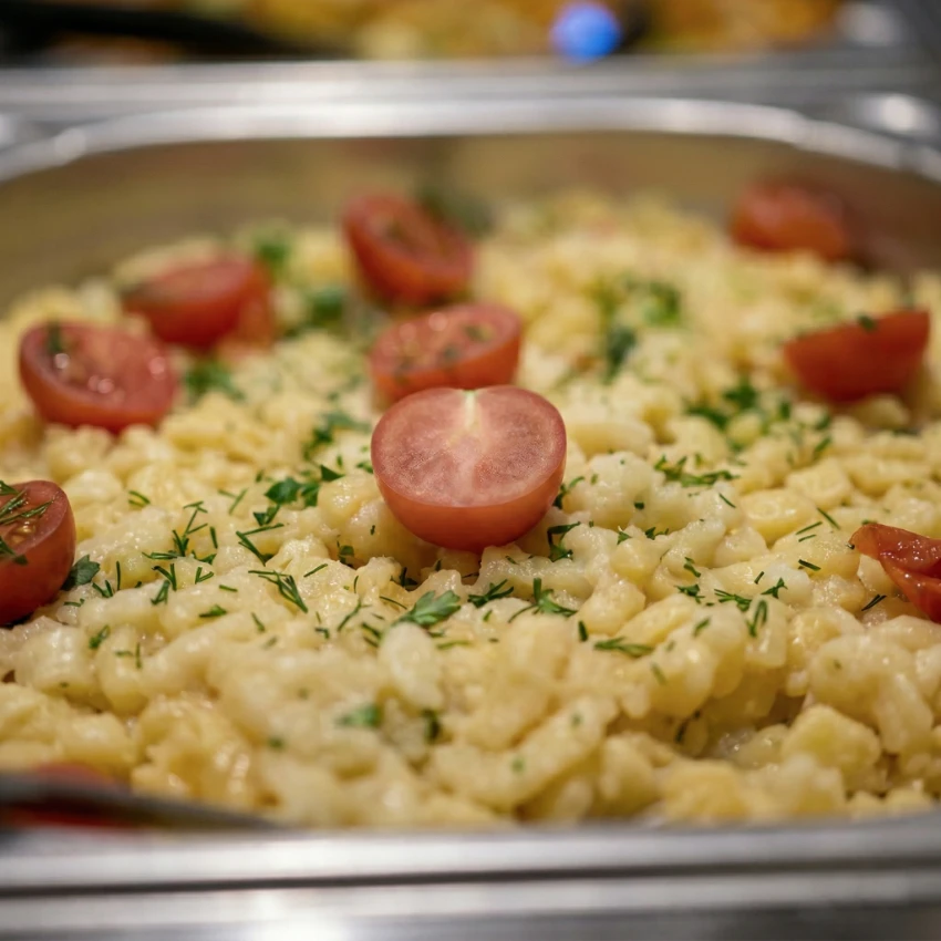 Geburtstag im Kunst und Culinarium Gaissau_Buffet_Spaetzle