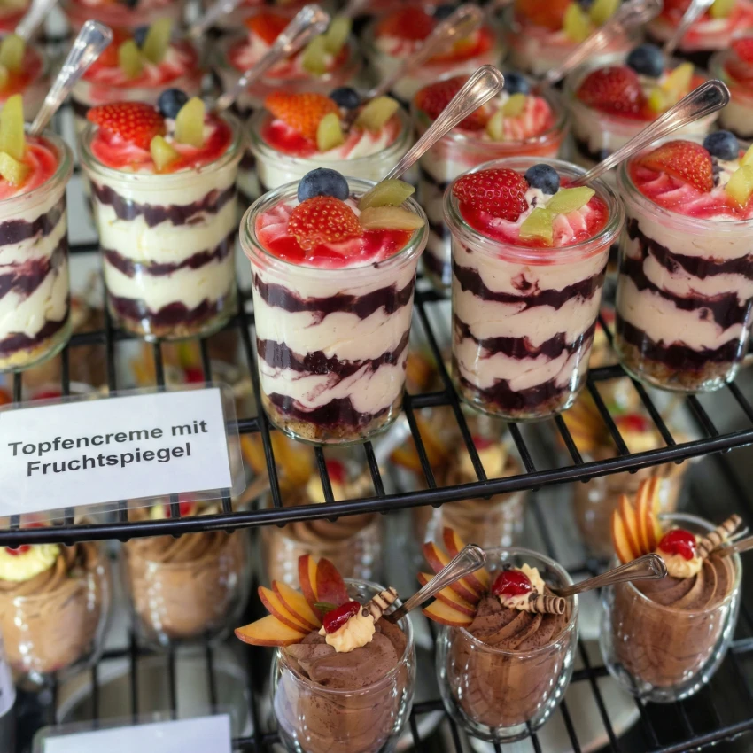 Geburtstag im Kunst und Culinarium Gaissau_Dessert im Glas
