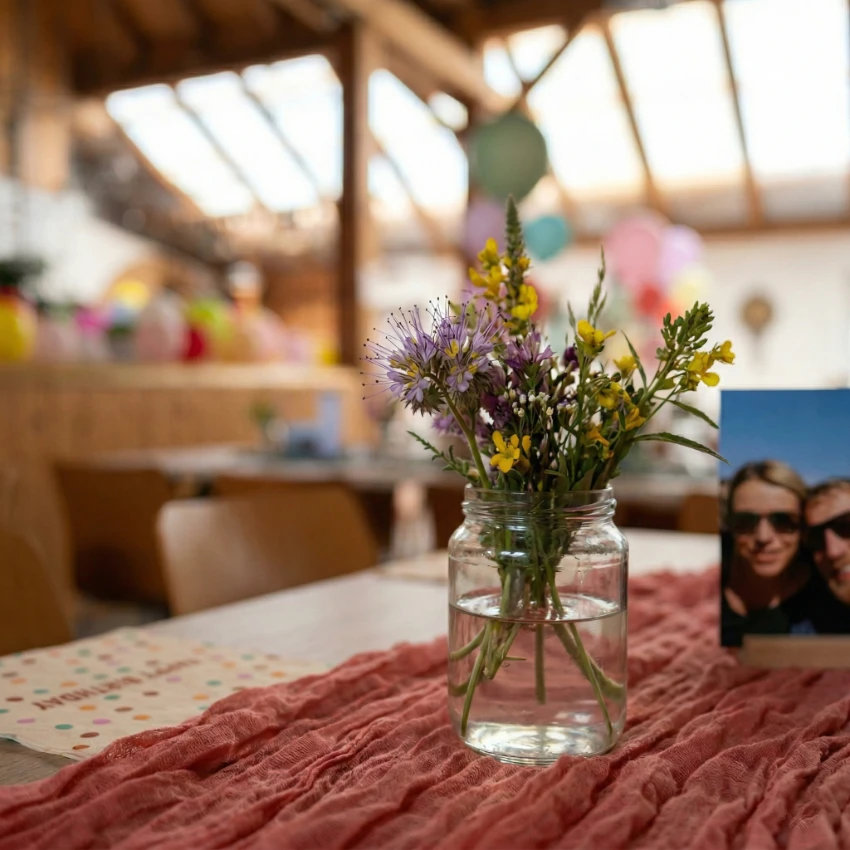 Geburtstag im Kunst und Culinarium Gaissau_Tischdeko