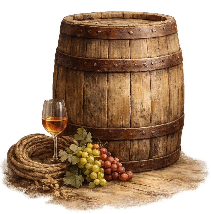 Grafik_Kunst und Culinarium Gaissau_Weinfass